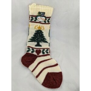 Knit Christmas Tree Stocking 19 Inch Midwestern Home Products